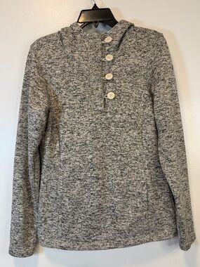 Columbia Darling Days Pullover Hooded Fleece Heathered Gray Women’s Medium